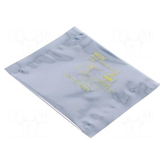 Protection bag | ESD | L: 100mm | W: 100mm | Thk: 71um