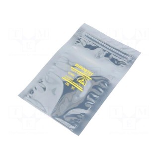 Protection bag | ESD | L: 127mm | W: 76mm | Thk: 76um | IEC 61340-5-1