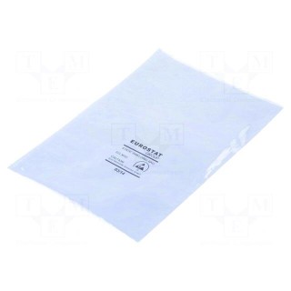 Protection bag | ESD | L: 203mm | W: 127mm | Thk: 50um | Features: open