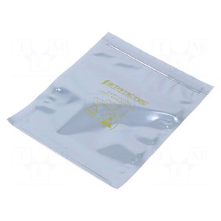 Protection bag | ESD | L: 127mm | W: 76mm | Thk: 76um | 100pcs | <100GΩ
