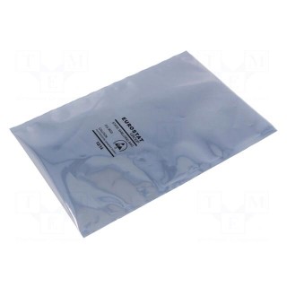 Protection bag | ESD | L: 203mm | W: 127mm | Thk: 76um | Features: open