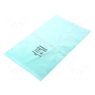 Protection bag | ESD | L: 254mm | W: 152mm | Thk: 75um | Features: open