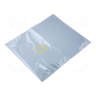Protection bag | ESD | L: 254mm | W: 203mm | Thk: 50um | Features: open