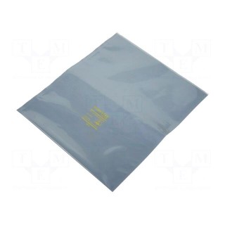 Protection bag | ESD | L: 254mm | W: 203mm | Thk: 76um | Features: open