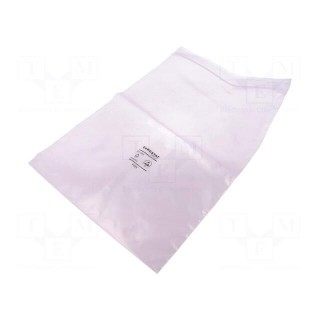 Protection bag | ESD | L: 356mm | W: 254mm | Thk: 50um | polyetylene | pink
