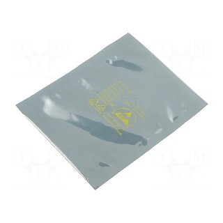 Protection bag | ESD | L: 304mm | W: 203mm | Thk: 79um | Features: open