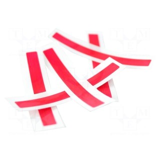 Splice tape | ESD | 12mm | 500pcs | Features: self-adhesive | red