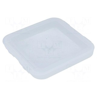Container: single | polypropylene | 133x133x13mm