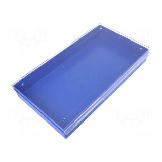 Container: single | blue,transparent | 295x175x42mm