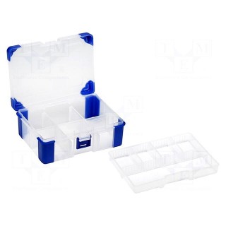 Container: compartment box | 165x120x65mm | polypropylene