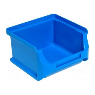 Container: workshop | blue | plastic | H: 60mm | W: 102mm | D: 100mm