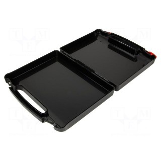 Container: transportation case | plastic | black | 240x170x42mm