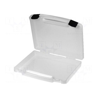 Container: transportation case | plastic | white | 240x170x42mm