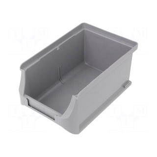 Container: cuvette | plastic | grey | 102x160x75mm | ProfiPlus Box 2