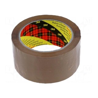Packing tapes | L: 66m | Width: 48mm | brown | Tensile strength: 45N/cm