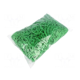 Rubber bands | Width: 1.5mm | Thick: 1.5mm | rubber | Colour: green