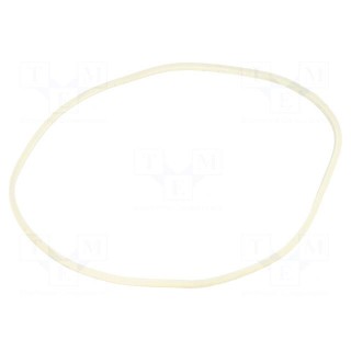 Rubber bands | Width: 1.5mm | Thick: 1.5mm | rubber | white | Ø: 70mm | 1kg