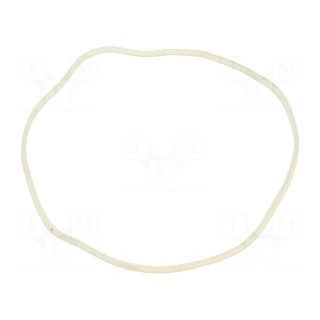 Rubber bands | Width: 1.5mm | Thick: 1.5mm | rubber | white | Ø: 80mm | 1kg