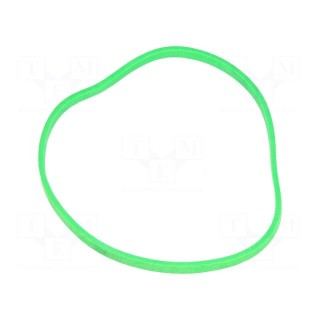 Rubber bands | Width: 3mm | Thick: 1.5mm | rubber | green | Ø: 60mm | 1kg