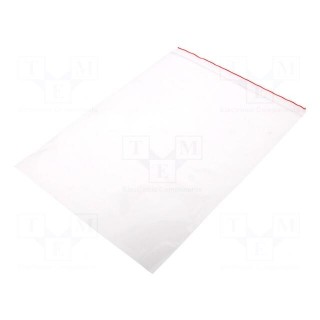 Self-seal bag | L: 250mm | Width: 190mm | Thick: 45um | polyetylene