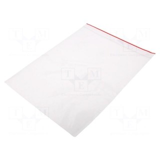 Self-seal bag | L: 250mm | Width: 200mm | Thick: 45um | polyetylene