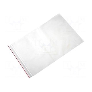 Self-seal bag | L: 300mm | Width: 200mm | Thick: 45um | polyetylene