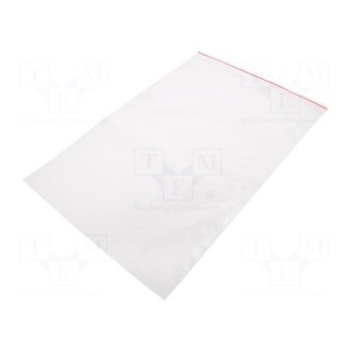 Self-seal bag | L: 340mm | Width: 240mm | Thick: 45um | polyetylene