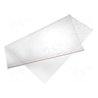 Self-seal bag | L: 550mm | Width: 550mm | Thick: 45um | polyetylene