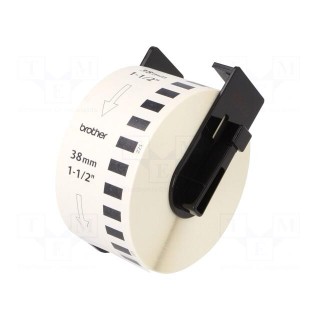 Label | 38mm | 30.48m | white | Character colour: black | self-adhesive