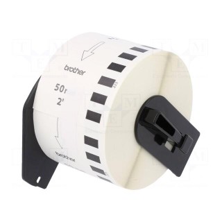 Label | 50mm | 30.48m | white | Character colour: black | self-adhesive