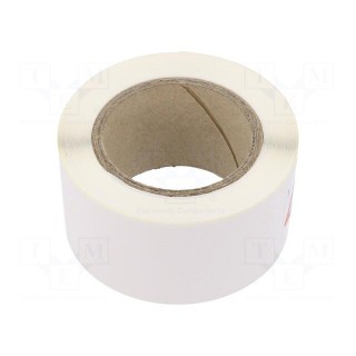 Label | 6mm | 15mm | white | self-adhesive | -40÷150°C