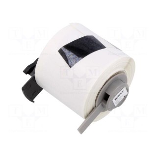 Self-laminating cable label | 25.4mm | white | H: 38.1mm
