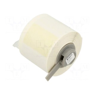 Self-laminating cable label | 38.1mm | yellow | H: 101.6mm