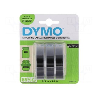 Tape | 9mm | 3m | black | DYMO.S0717900,DYMO.S0717930