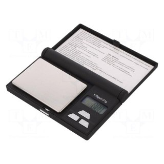 Scales | Scale load capacity max: 100g | 10÷25°C | Display: LCD