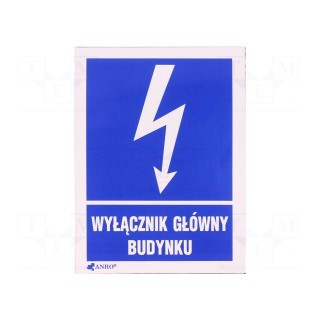 Safety sign | informative | self-adhesive folie | W: 74mm | H: 105mm