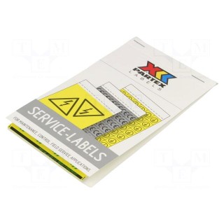 Safety sign | self-adhesive folie,vinyl | yellow-green | 16mm
