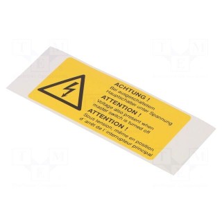 Safety sign | warning | self-adhesive folie