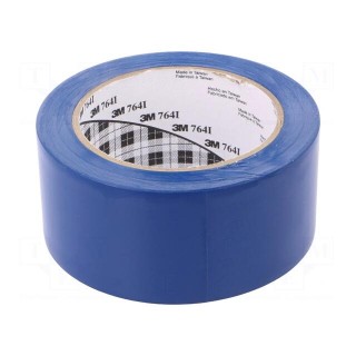 Tape: marking | blue | L: 33m | W: 50mm | V: self-adhesive
