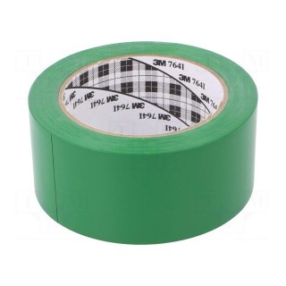 Tape: marking | green | L: 33m | W: 50mm | V: self-adhesive