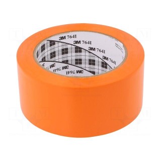 Tape: marking | orange | L: 33m | W: 50mm | self-adhesive
