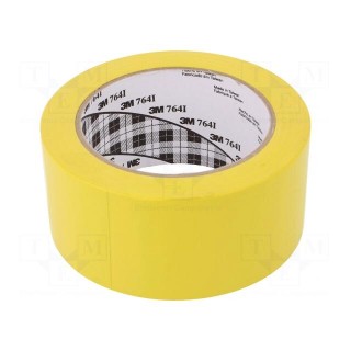 Tape: marking | yellow | L: 33m | W: 50mm | V: self-adhesive