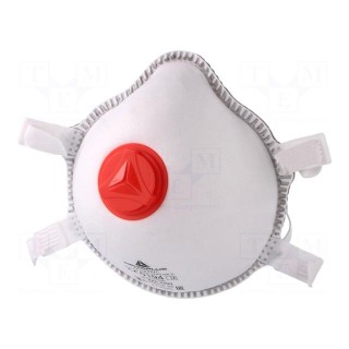 Dust respirator | disposable,with valve | FFP3 NR D | 5pcs.