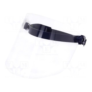 Face protection | 1mm | hinged visor,adjustable head strap