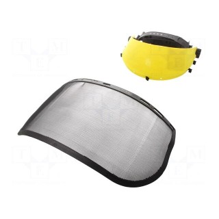 Face protection | Cover material: metal net
