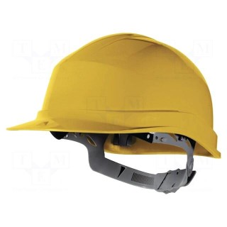 Protective helmet | adjustable | Size: 53-63mm | yellow | -10÷50°C