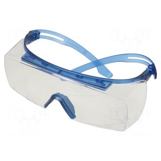 Safety spectacles | Lens: transparent | Classes: 1 | SecureFit™ 3700