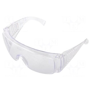 Safety spectacles | Lens: transparent | Protection class: F