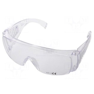 Safety spectacles | Lens: transparent | Protection class: S