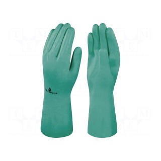 Protective gloves | Size: 10 | green | cotton,nitryl | NITREX VE801